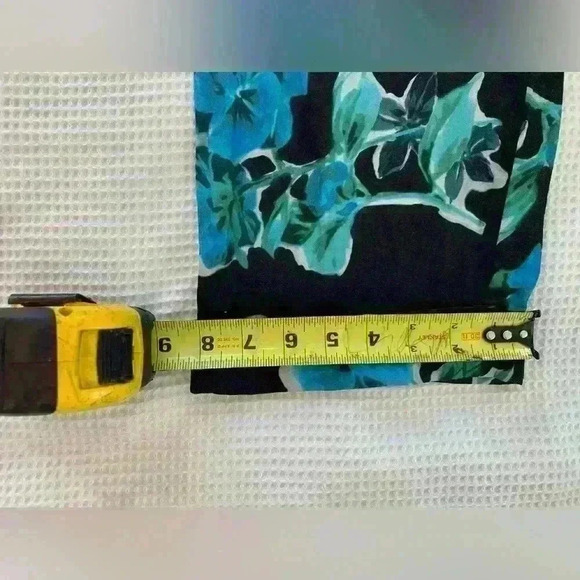 The Kooples 90’s Flower Pants. Blue/black formal. Size 1/small. - Picture 10 of 12